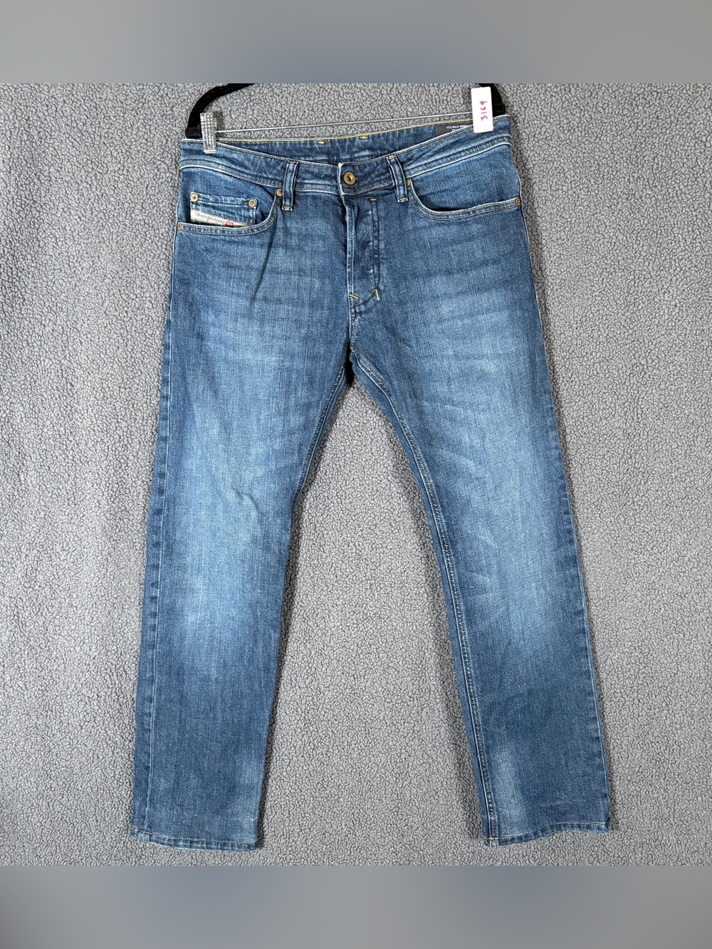 Diesel Safado Straight Button Fly Jeans - Men's Size 32*32(Fit 32*30) - Blue